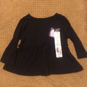 🐾Cute black peplum top🐾